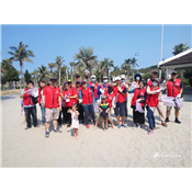 國歡挺棒的-旗津海浴淨灘誰能比我行