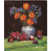 紫丁香與紅龍果