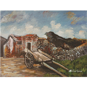 澎湖古厝與牛車