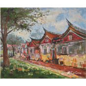 老樹與金門古厝